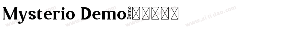 Mysterio Demo字体转换